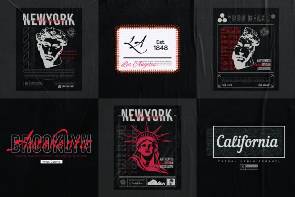 Abstract Streetwear: Elevate Your Brand with Editable Graphics