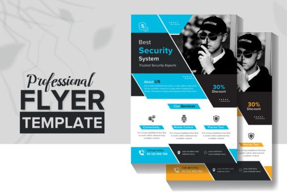 Best Security System Flyer Design Templa for Impact