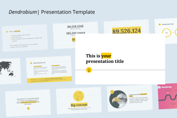 Dendrobium: A Modern Template for Visual Storytelling