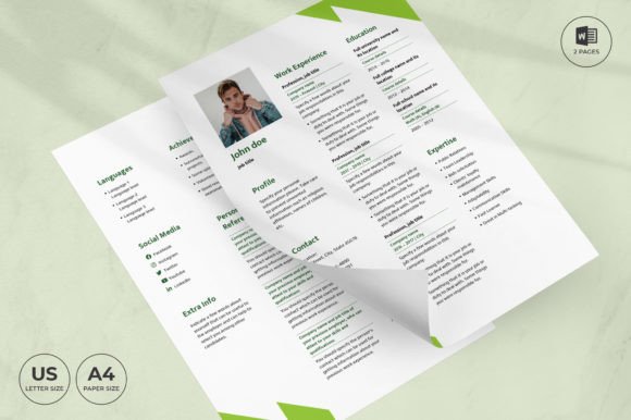 Hostel Resume Template CV: A Design-Centric Approach
