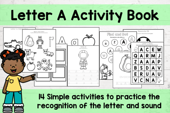 Mastering the Letter A: A Designer's Activity Book Approach
