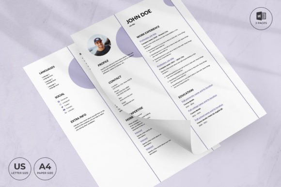 Music Band Resume Template CV: A Visual Design Tool for Artists