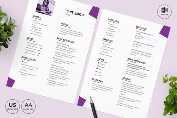 Music Festival Resume Template CV