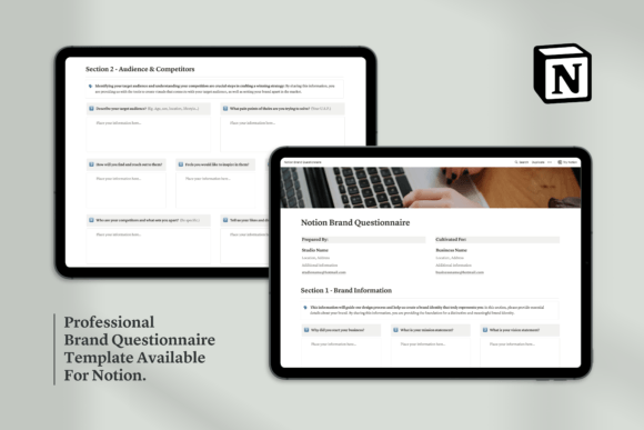 Notion Brand Questionnaire Template: Craft Your Brand Identity