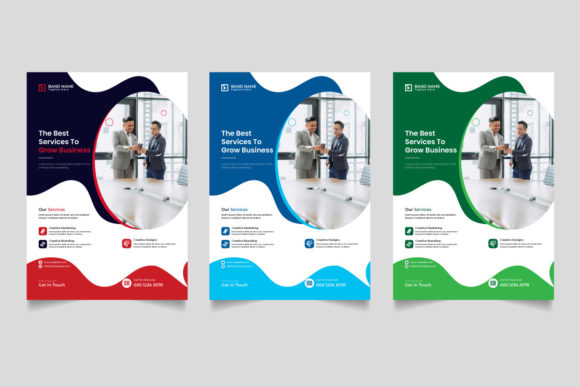 Professional A4 Corporate Flyer Template for Business