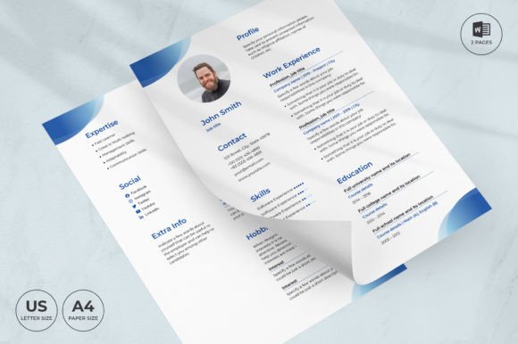 Scuba Diving Resume Template CV: A Professional Design Asset