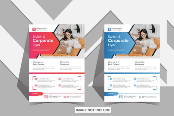 Unlock Design Efficiency with the Minimal Corporate Flyer