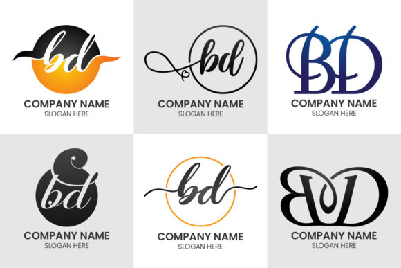 Unpacking the Creative Abstract Monogram Letter BD